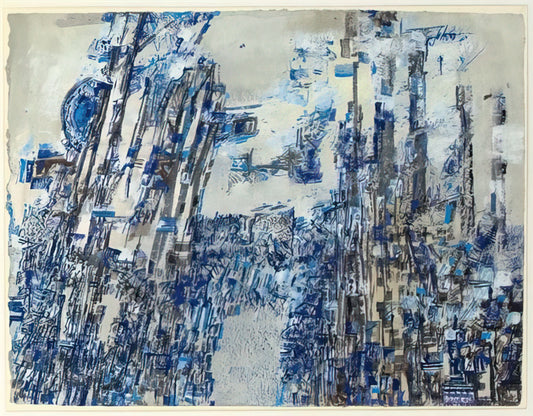 Vieira da Silva Paintings: A Journey Through Labyrinths of Light and Geometry - L'invasion - Tachisme by Maria Helena Vieira da Silva
