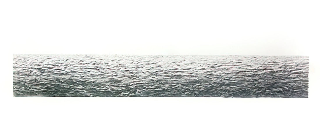 Vija Celmins Framed Art Print: A Collector's Guide to Her Hyperrealistic Universe - UNTITLED OCEAN 1972 by Vija Celmins