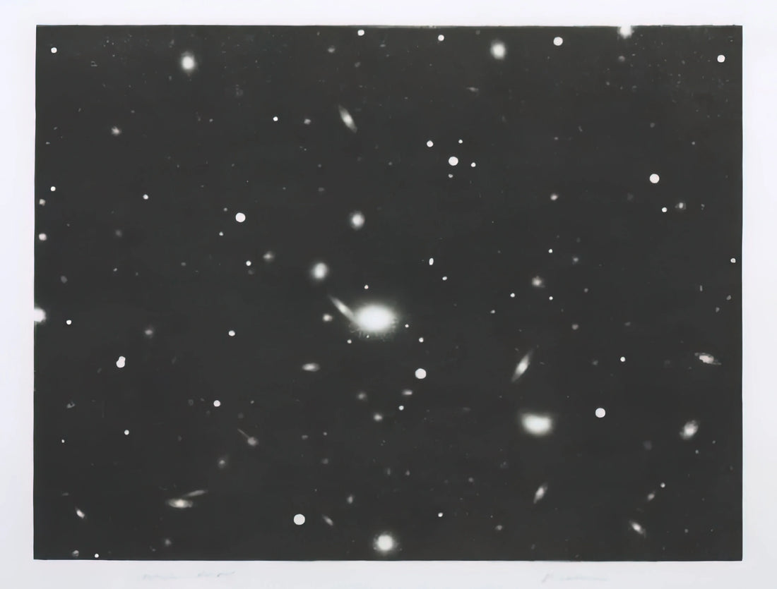 Vija Celmins Prints: The Sublime Precision of Nature in Art - GALAXY 1975 by Vija Celmins