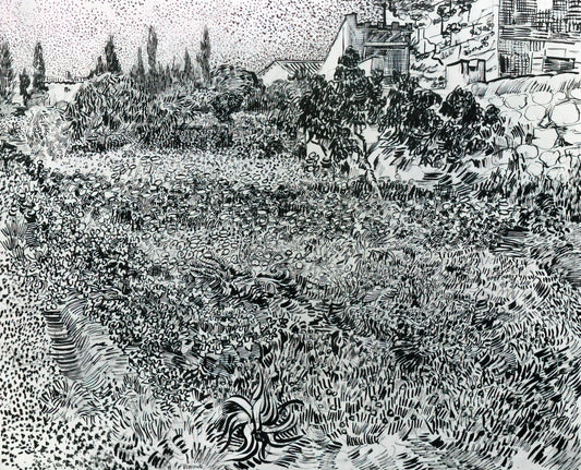 Vincent van Gogh Ears: The Truth Behind the Painter's Most Enduring Myth - Garden with Flowers by Vincent van Gogh