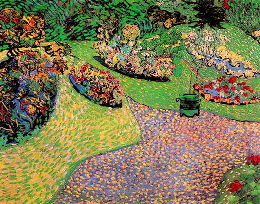 Vincent van Gogh Floral Paintings: A Blooming Legacy of Color and Emotion - Garden in Auvers by Vincent van Gogh