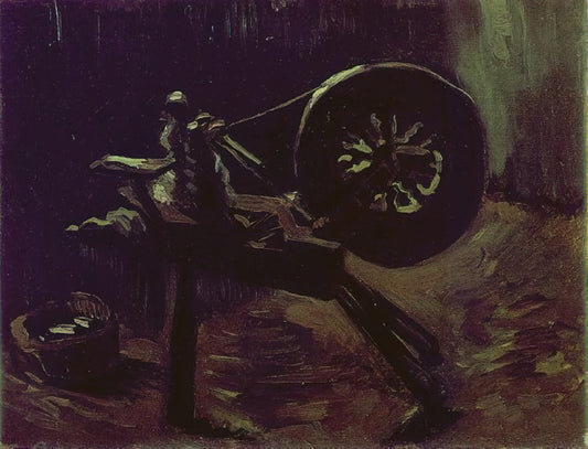 Vincent van Gogh and God: The Divine Struggle in a Tormented Artist's Vision - Bobbin Winder by Vincent van Gogh