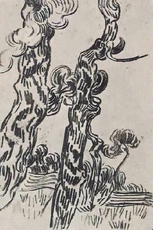 Vincent van Gogh at the Musée d'Orsay: A Curator's Guide to the Collection - Two Pinetrees by Vincent van Gogh