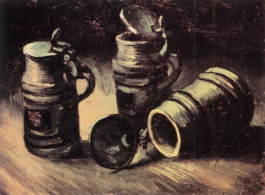 Vincent van Gogh: The Tormented Genius Who Transformed Modern Art - Beer Tankards by Vincent van Gogh
