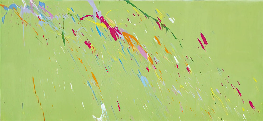 Walasse Ting Posters for Sale: A Collector's Guide to the Vibrant World of a Modern Master - Raindrops Keep Falling on My Head - 1973 by Walasse Ting