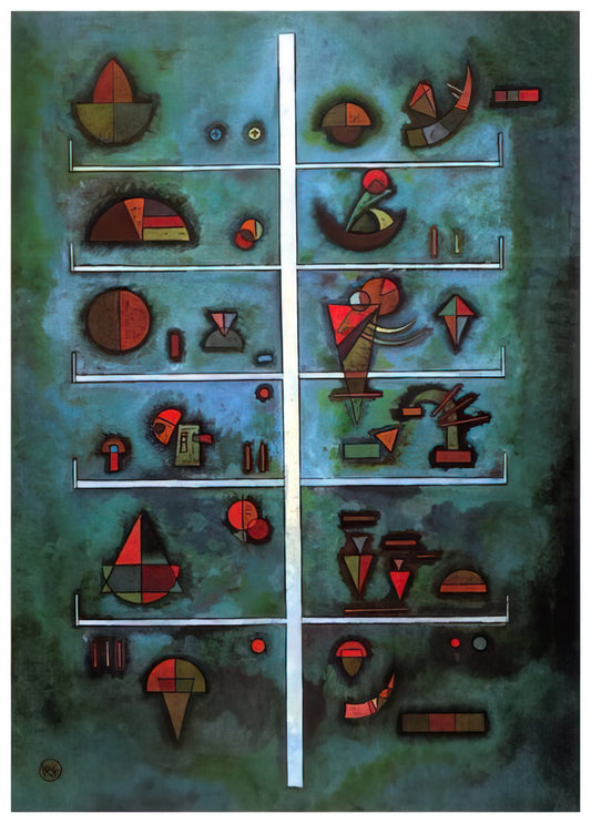 Wassily Kandinsky 1923: The Pivotal Year That Defined Abstract Expressionism - STOREYS 1929 by Wassily Kandinsky