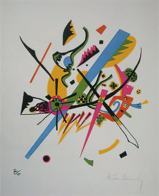 Wassily Kandinsky Composition 6: A Revolutionary Masterpiece of Abstract Art - SMALL WORLDS 1922 by Wassily Kandinsky