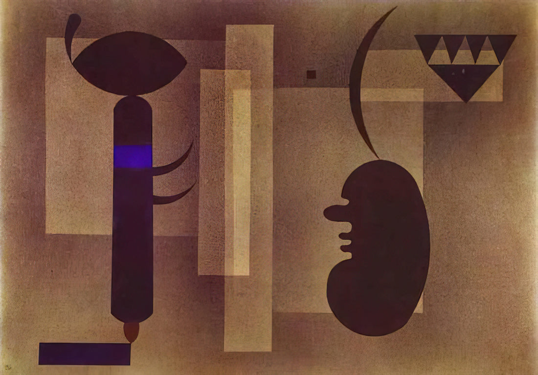 Wassily Kandinsky Famous Artwork: The Abstract Pioneer's Most Iconic Paintings - GLOOMY SITUATION 1933 by Wassily Kandinsky