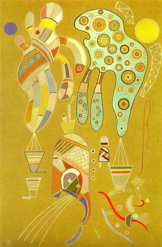Wassily Kandinsky Work: A Journey Through Abstract Expressionism and Spiritual Art - UNTITLED 1941 by Wassily Kandinsky