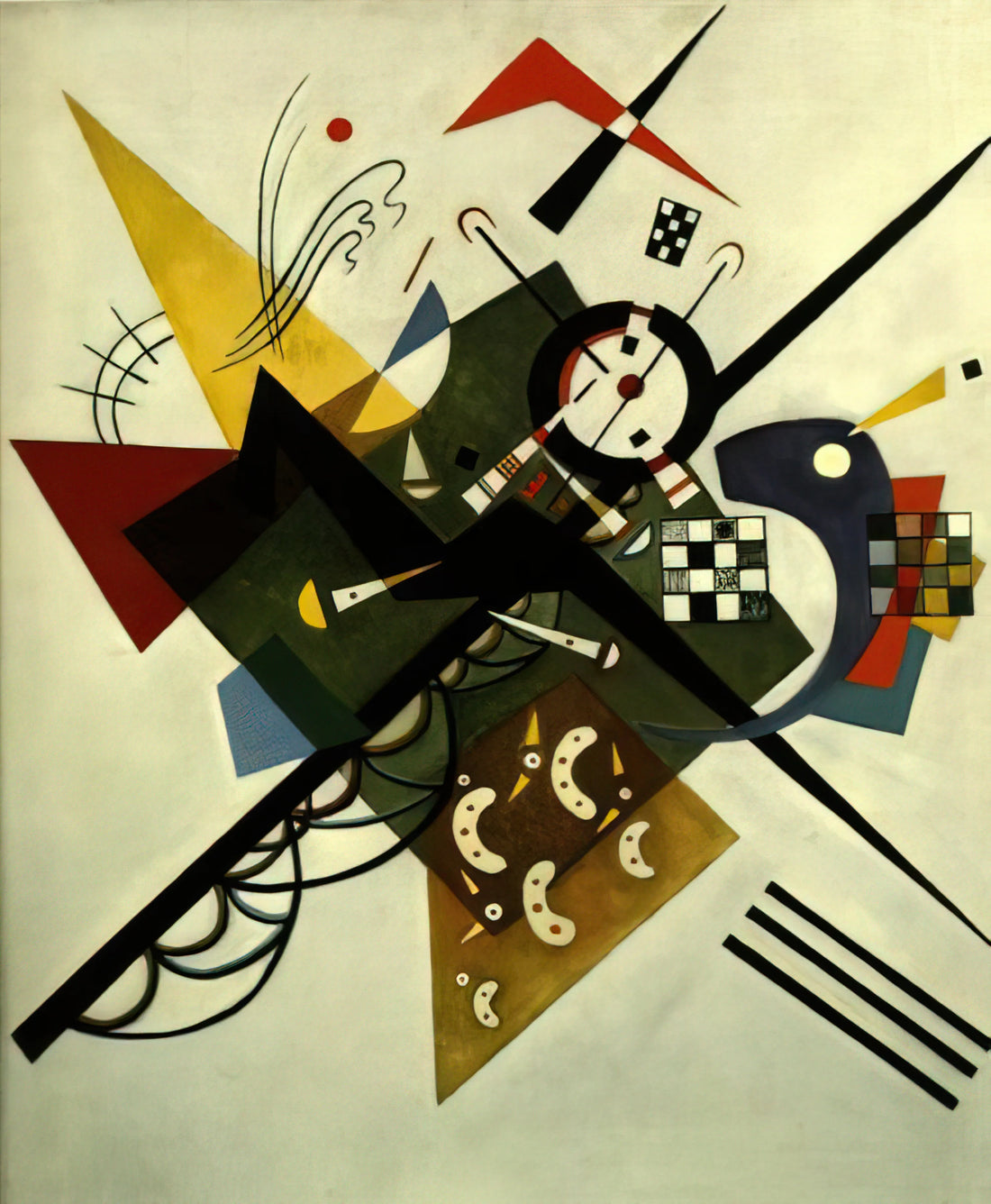 Wassily Kandinsky at Sotheby's: A Confluence of Abstraction and Market Acumen - ON WHITE II 1923 by Wassily Kandinsky