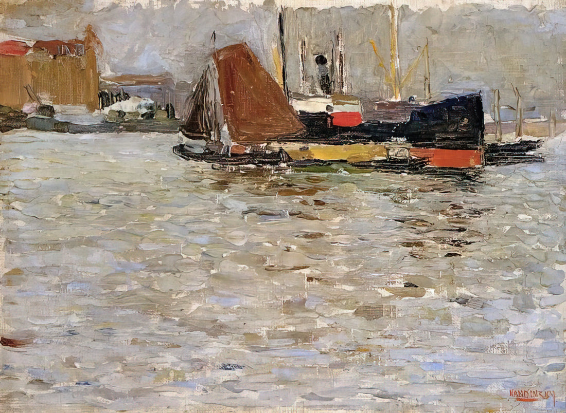 Wassily Kandinsky: The Visionary Pioneer of Abstract Art - ROTTERDAM SUN 1906 by Wassily Kandinsky