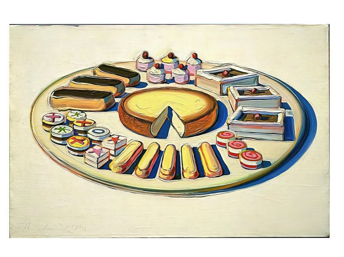 Wayne Thiebaud Signed Prints: Authenticity, Value, and Collector Insights - French Pastries - 1963 by Wayne Thiebaud