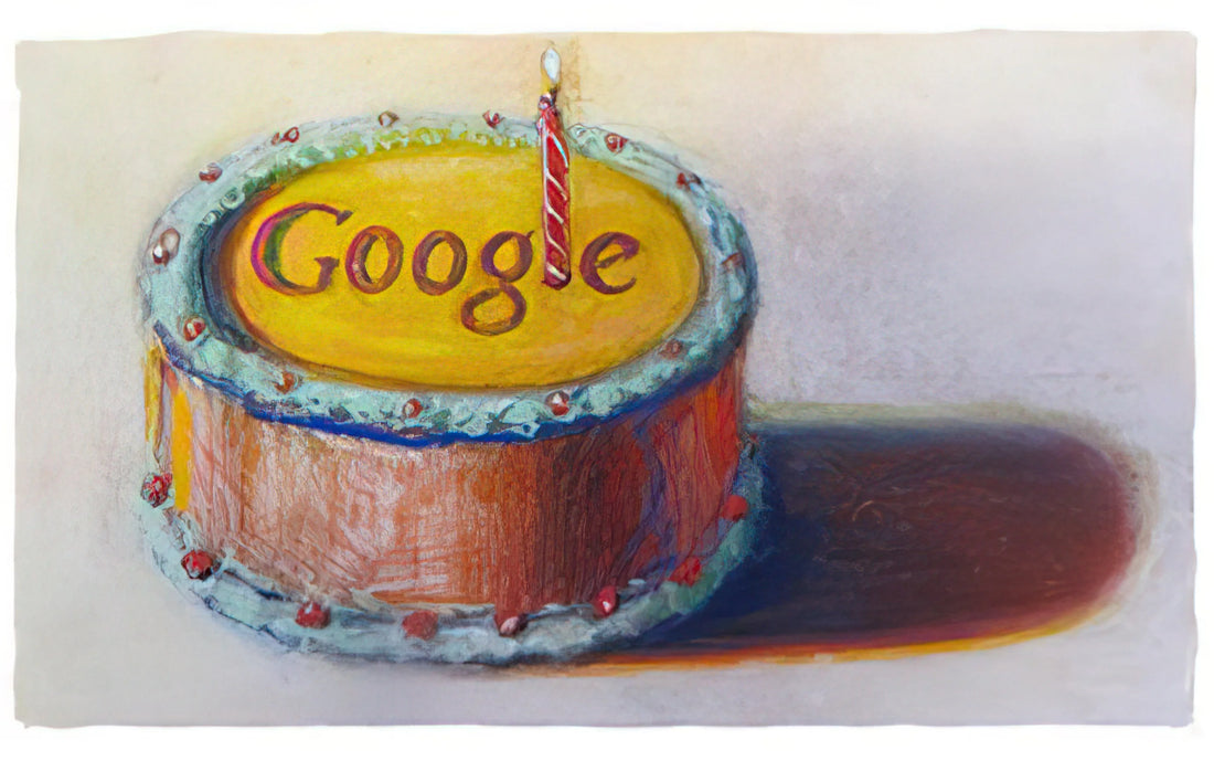 Wayne Thiebaud for Sale: A Collector's Guide to Acquiring Iconic Art Prints - Google - 12th Birthday Cake Doodle - 2010 by Wayne Thiebaud