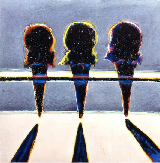Wayne Thiebaud: The Master of Everyday Delights and American Pop Art - Dark Cones - 1964 by Wayne Thiebaud