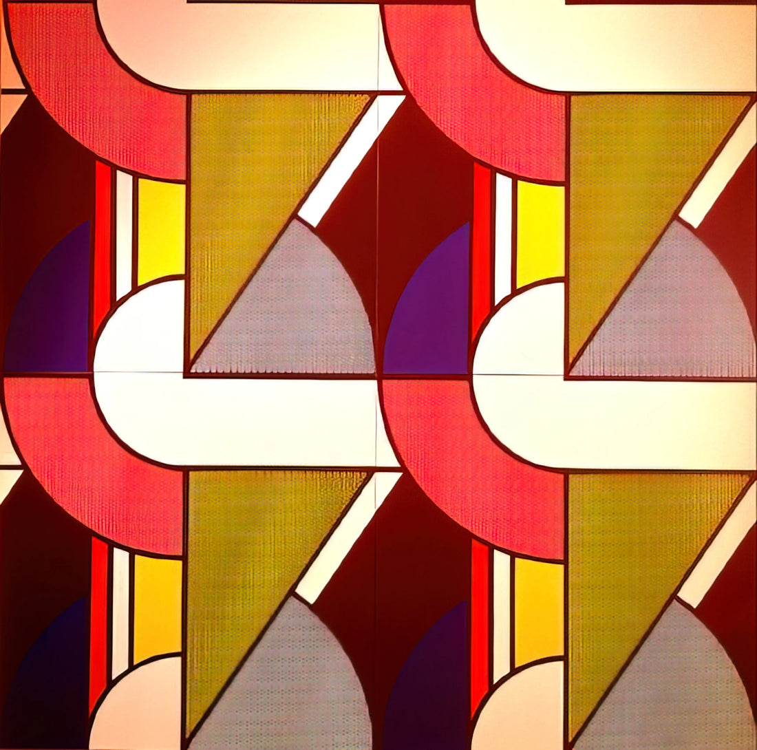 Whaam! Print: The Explosive Legacy of Roy Lichtenstein's Pop Art Masterpiece - MODULAR PAINTING WITH FOUR PANELS 2 1969 by Roy Lichtenstein
