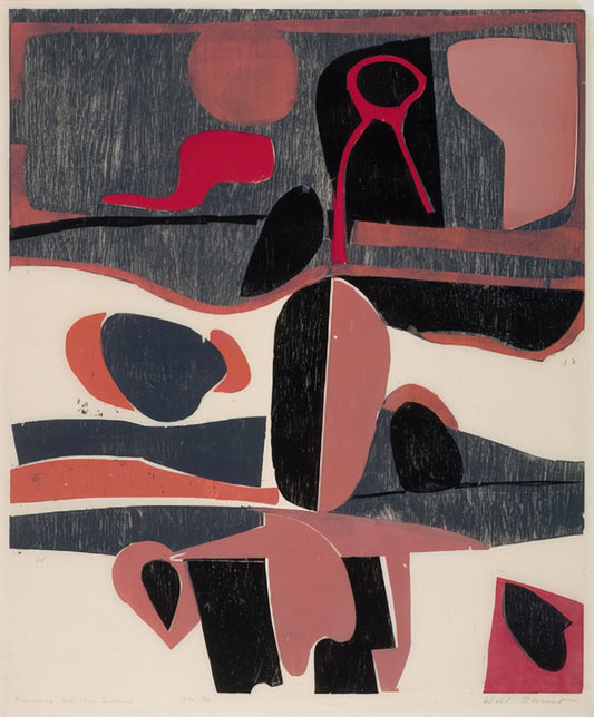 Will Barnet Posters: The Timeless Elegance of a Modernist Master - Province by the Sea - 1959 United States by Will Barnet
