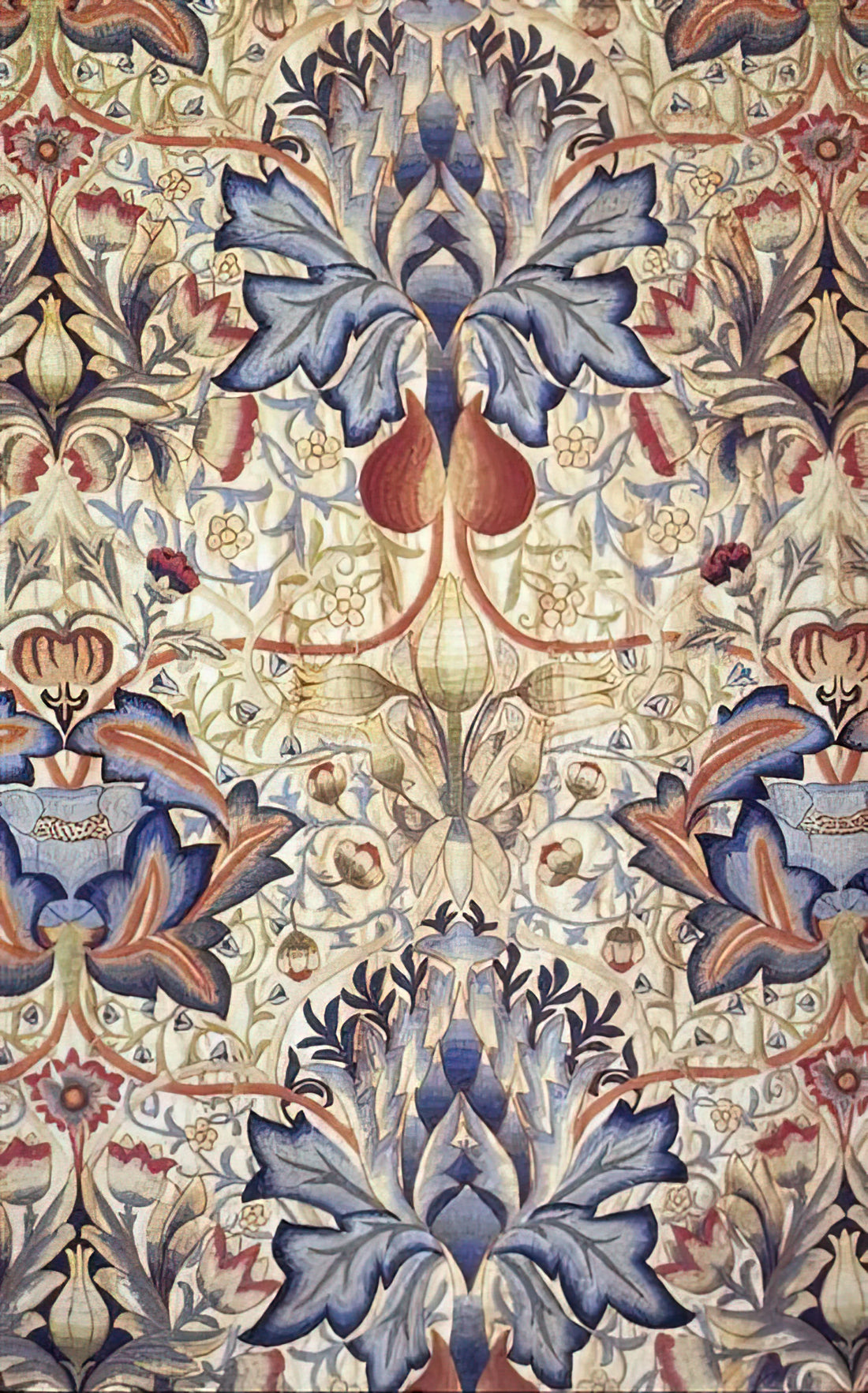 William Morris: The Visionary of the Arts & Crafts Movement and His Enduring Legacy - ACANTHUS EMBROIDERED PANEL 1890 by William Morris