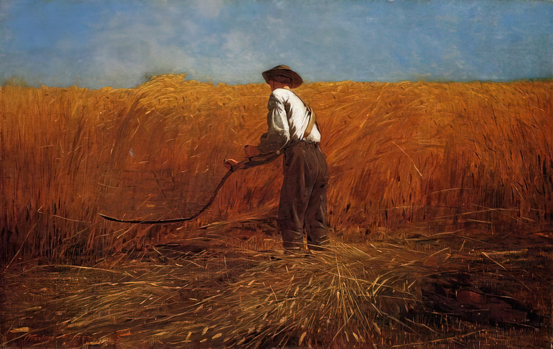 Winslow Homer Seascape Paintings: The Power of the Ocean in American Art - THE VETERAN IN A NEW FIELD by Winslow Homer