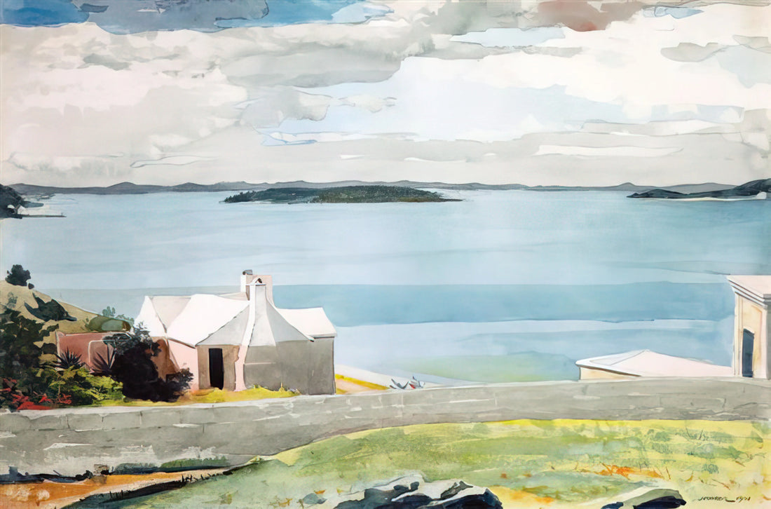 Winslow Homer at Sotheby's: Decoding the Master's Market Value and Enduring Appeal - INLAND WATER BERMUDA by Winslow Homer