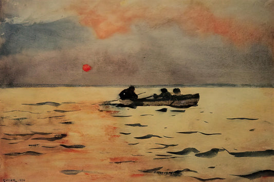 Winslow Homer at The Metropolitan Museum: A Master of American Realism - ROWING HOME by Winslow Homer