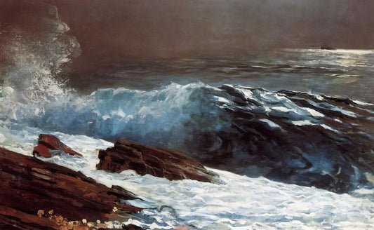 Winslow Homer's Mink Pond: A Masterpiece of American Realism and Natural Observation - SUNLIGHT ON THE COAST by Winslow Homer