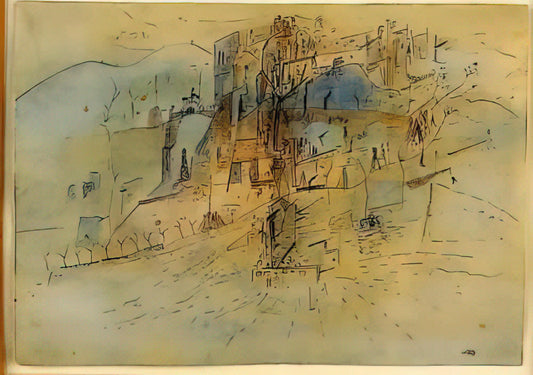 Wols Reproduction: Capturing the Essence of a Visionary Artist in Museum-Quality Prints - Cite - 1945 by Wols