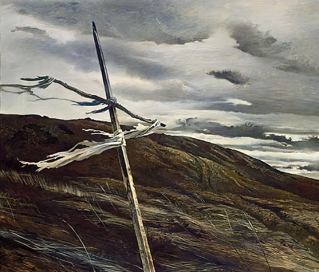 Wyeth Drawings: The Intimate Precision of an American Master - DODGES RIDGE 1947 by Andrew Wyeth