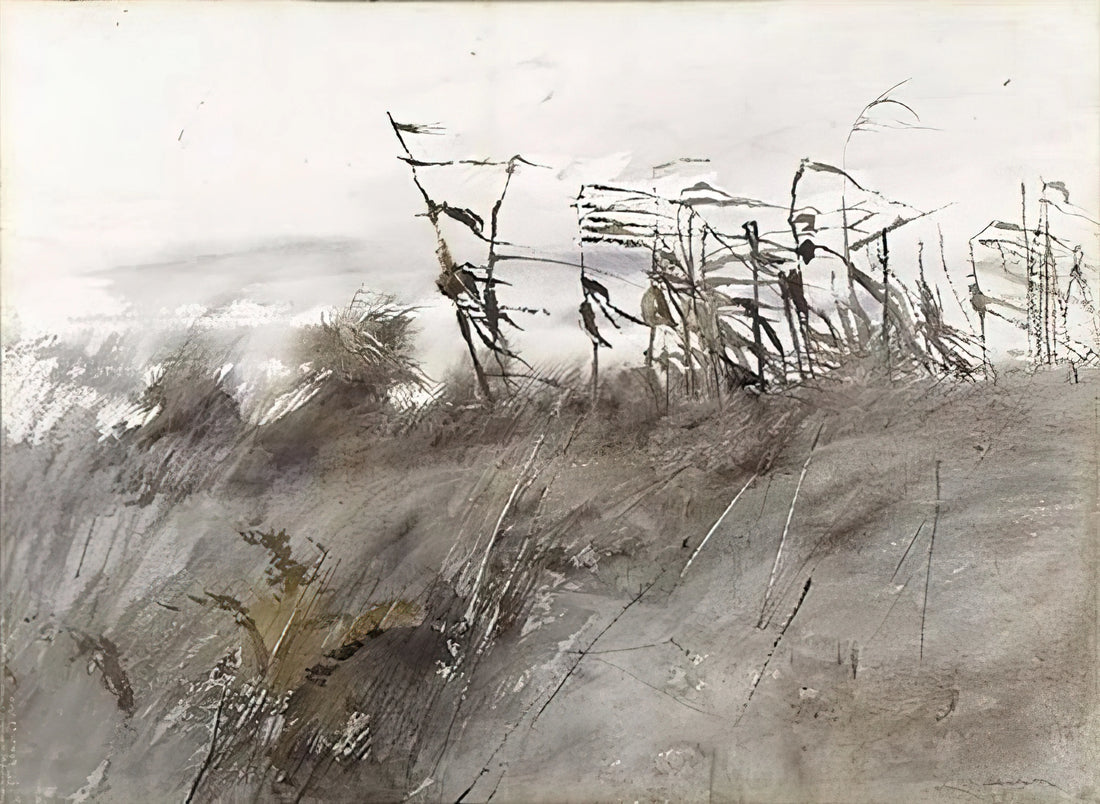 Wyeth Poster: The Enduring Allure of Andrew Wyeth's Art in Print Form - NOVEMBER FIRST 1950 by Andrew Wyeth