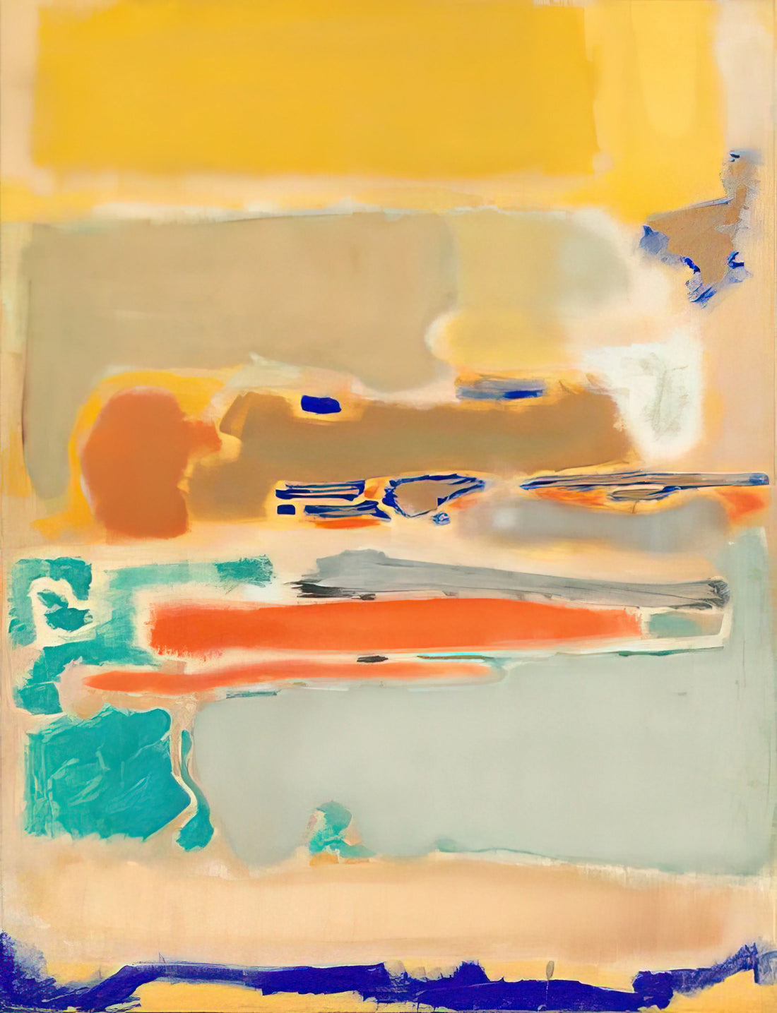 Yellow Over Purple Rothko: Decoding the Emotional Power of Color Field Painting - Multiform - 1948 by Mark Rothko