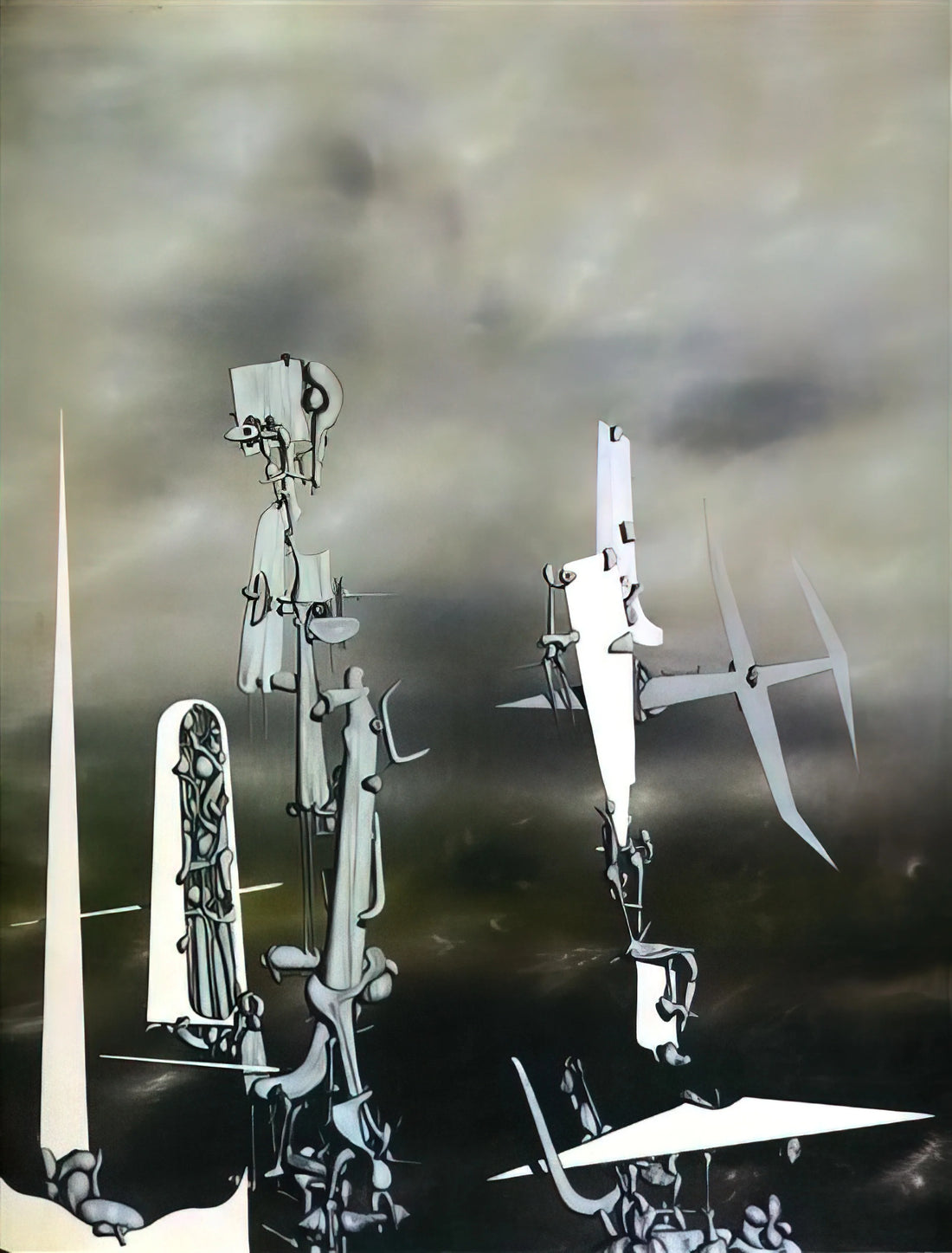 Yves Tanguy Art: Exploring the Dreamscapes of a Surrealist Master - Phantoms by Yves Tanguy