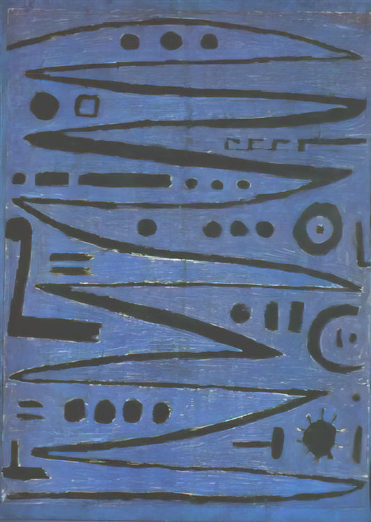 Zentrum Paul Klee Museum: A Journey into the Artist's Universe - HEROIC FIDDLING 1938 by Paul Klee