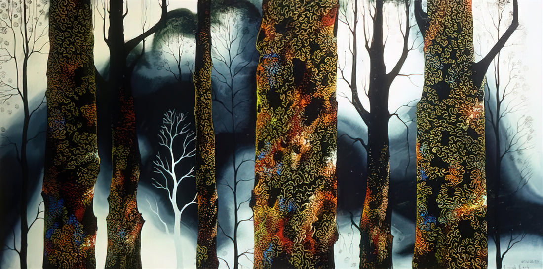 What Makes Eyvin Earle’s Trees So Iconic in Mid-Century Art?