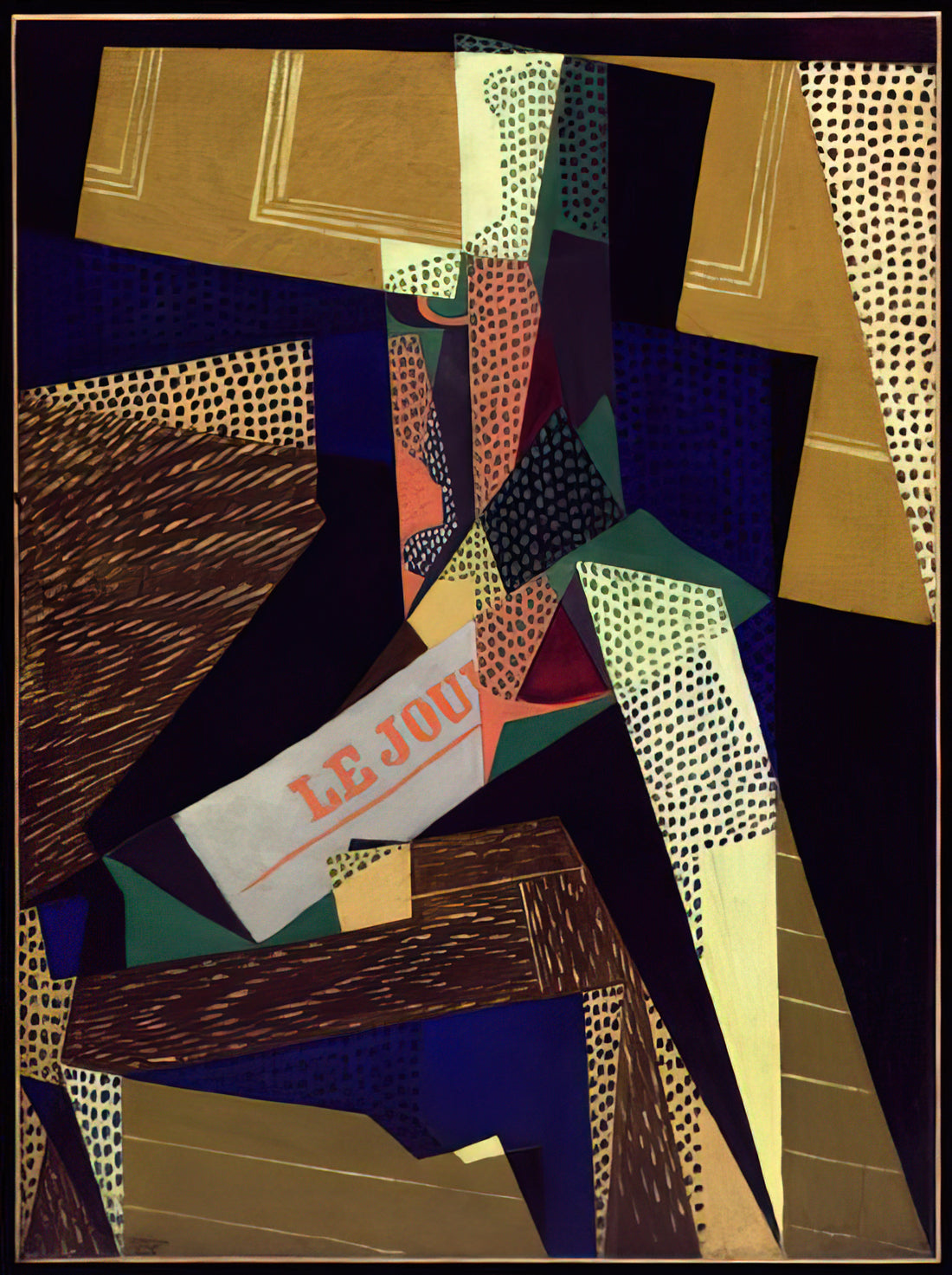 Wer war Juan Gris und was macht sein Werk "Ein Mann in einem Café" so besonders?