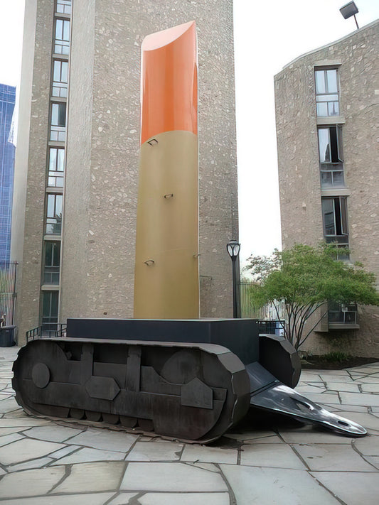 What Is Claes Oldenburg’s Lipstick Ascending on Caterpillar Tracks? A Monument to Pop Art’s Boldest Statement