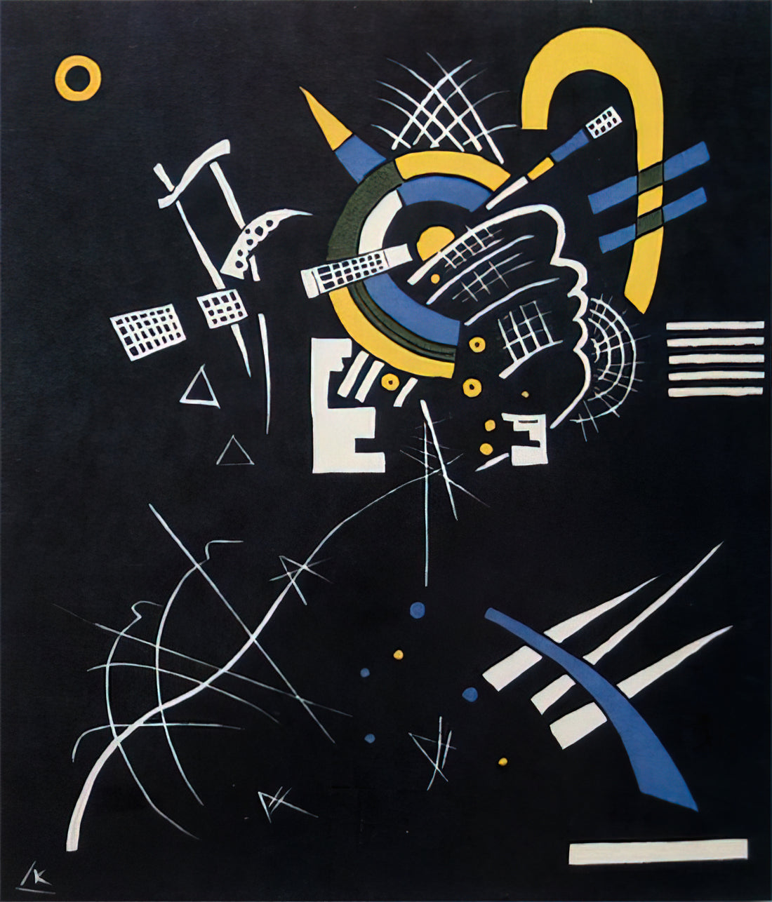 Wie malt man nach Zahlen wie Kandinsky?