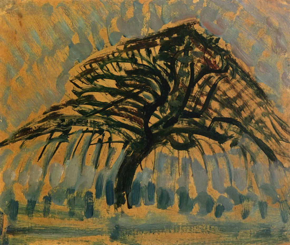 Piet Mondrians blühender Apfelbaum: Eine Hommage an die Natur und Abstraktion