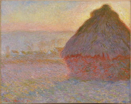 What Makes Monet’s Grainstack: Sunset (1891) a Masterpiece of Impressionism?