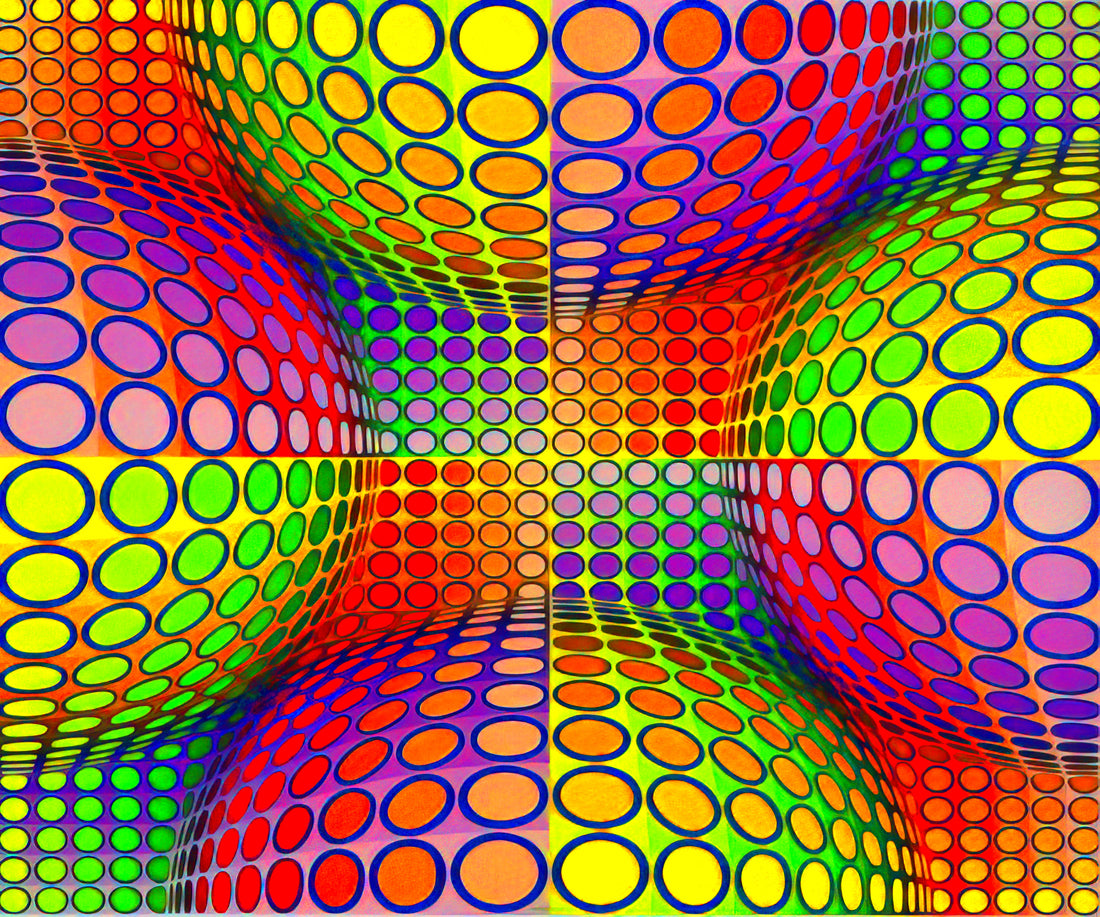 Victor Vasarely Kunstunterricht: Ein tiefer Einblick in die Welt der optischen Täuschungen