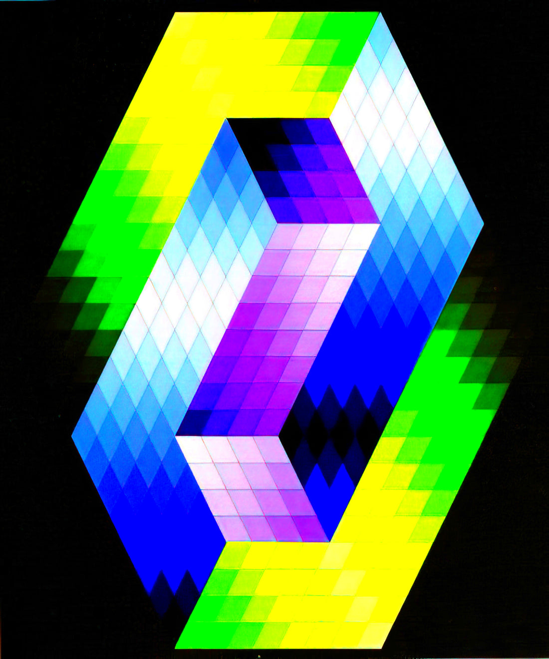 Victor Vasarely Orion Noir: Ein Meisterwerk der optischen Kunst