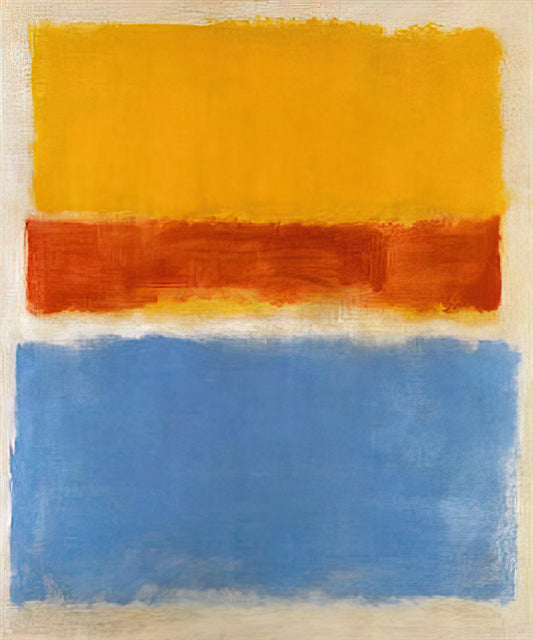 What Do Yellow, Blue, and Red Represent in Iconic Art Paintings?