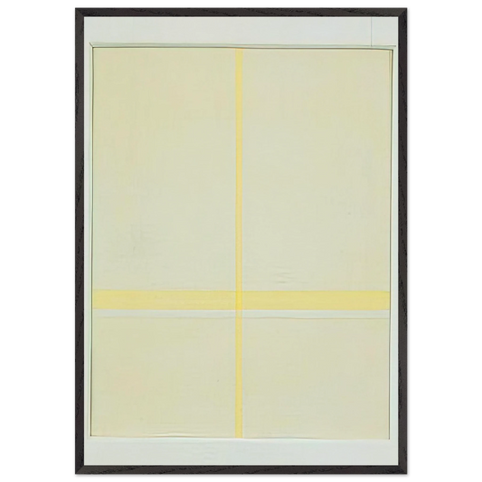 Spazio Luce - 1967 - Antonio Calderara 70x100 cm / 28x40 inches Framed Art Print – Black Wooden Frame