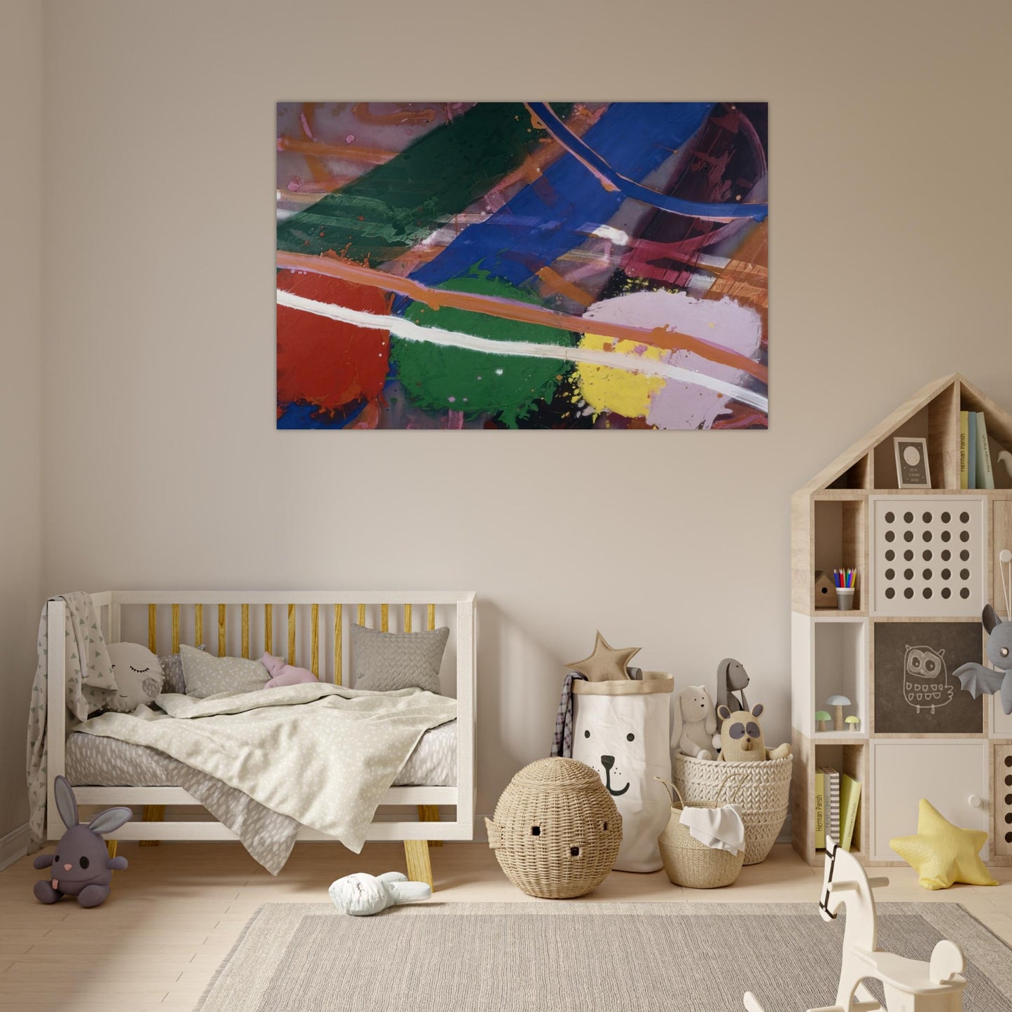 Festival - 1983 - Albert Irvin Art Prints - 100x150 cm / 40x60″ inches | Albert Irvin Poster | Albert Irvin Prints