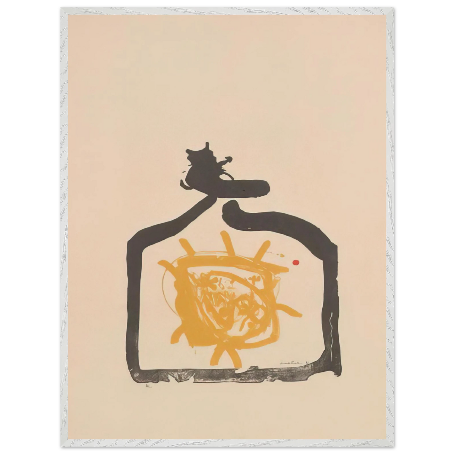 Helen Frankenthaler - May 26th Backwards - 1961 Wall art - 70x100 cm / 28x40 inches - Premium Wooden Framed Poster With Fine Art Paper-canvas - Black frame