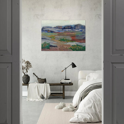 View from Pellinge - Expressionism - Tove Jansson Brushed Aluminum Print - 70x100 cm / 28x40 inches | Tove Jansson Aluminum Print | Tove Jansson Prints