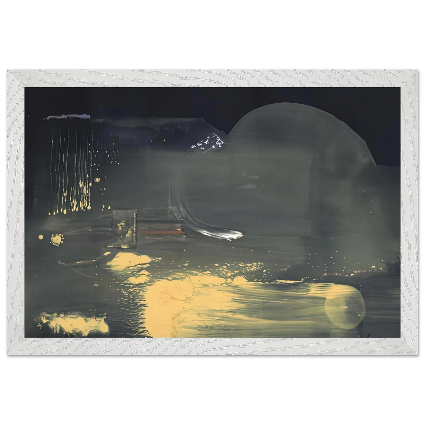 Helen Frankenthaler - Spellbound, 1991- Wall Art - 30x40 cm / 12x16 inches - Premium Wooden Framed Poster With Fine Art Paper-canvas - Wood frame
