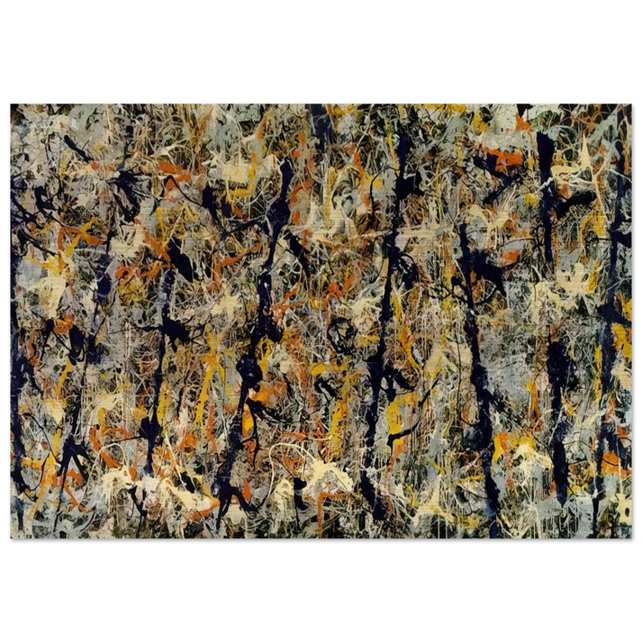BLUE POLES NUMBER 11 1952 1 - Jackson Pollock Brushed Aluminum Print - 70x100 cm / 28x40 inches | Jackson Pollock Aluminum Print | Jackson Pollock Prints