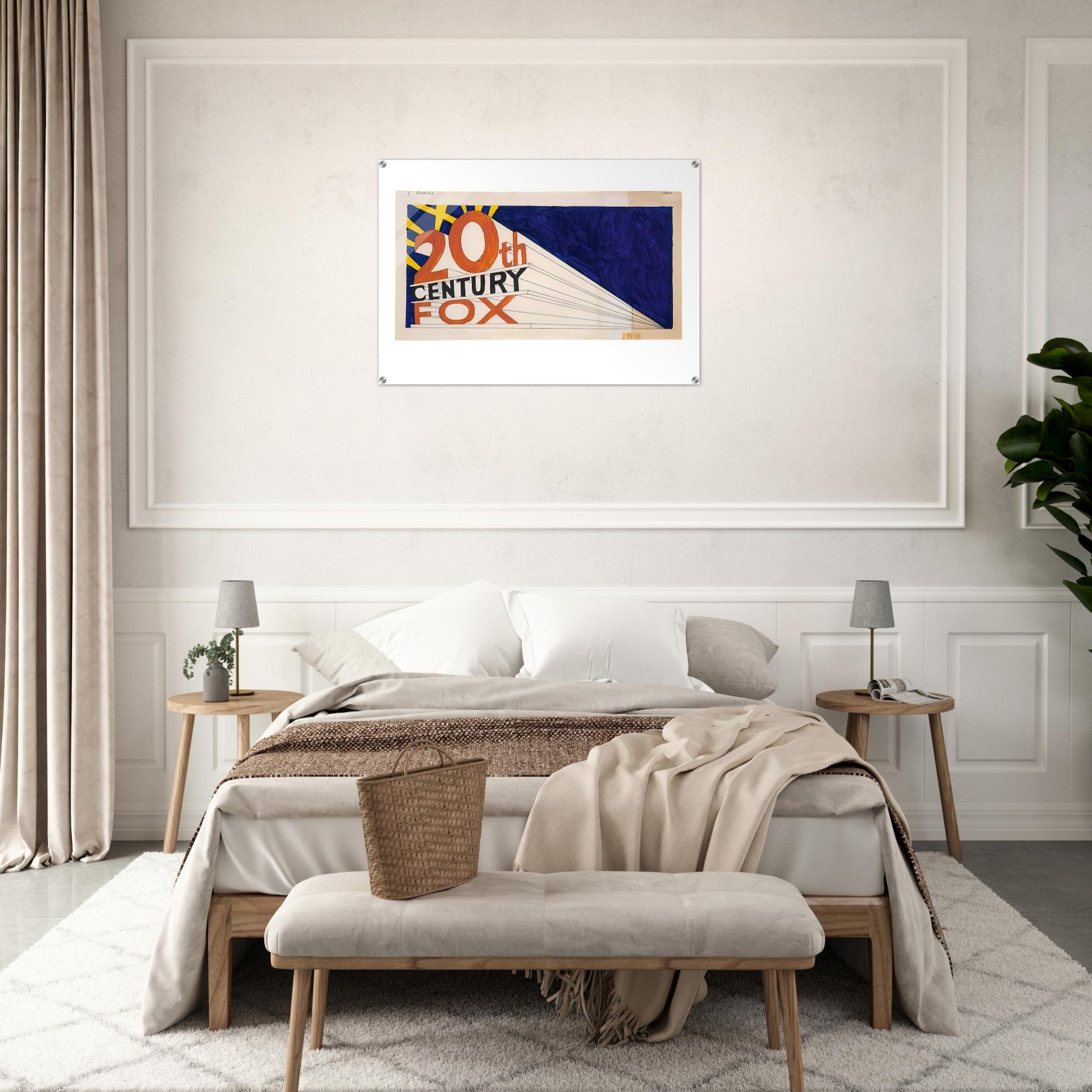 TRADEMARK 7 1962 - Edward Ruscha Acrylic Print - 70x100 cm / 28x40″ inches