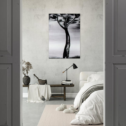 THE TREE - Salvador Dali Brushed Aluminum Print - 70x100 cm / 28x40 inches | Salvador Dali Aluminum Print | Salvador Dali Prints