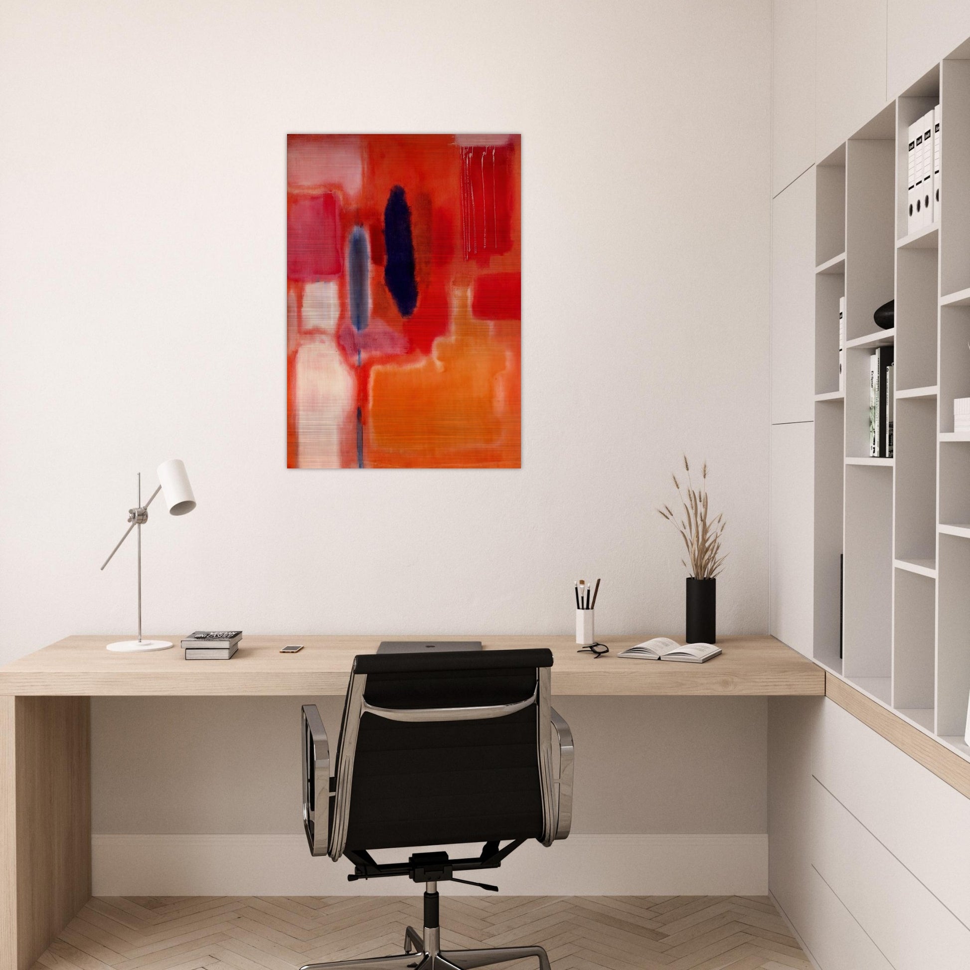 No. 9 - 1948 - Mark Rothko Brushed Aluminum Print - 70x100 cm / 28x40 inches | Mark Rothko Aluminum Print | Mark Rothko Prints