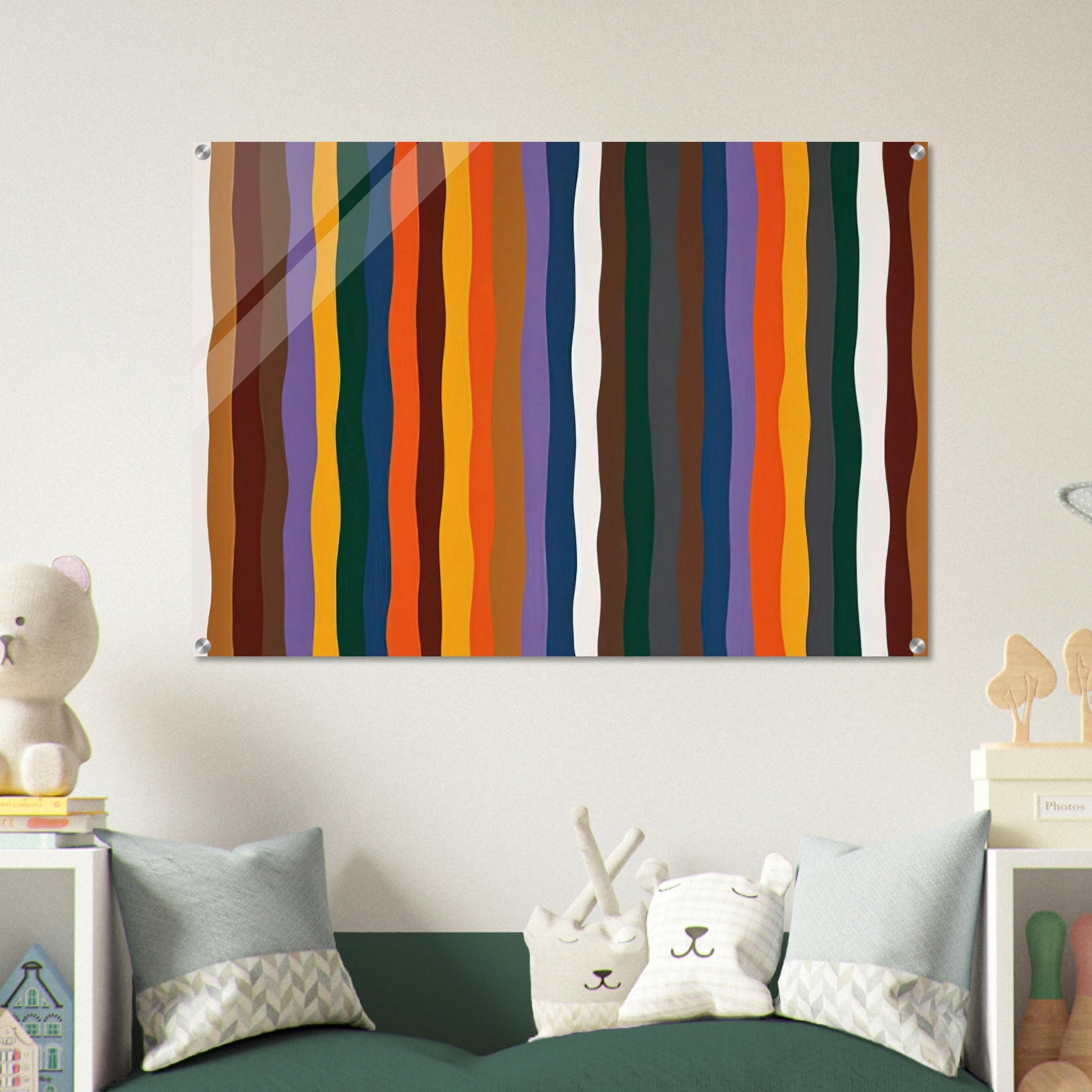 #20 - 1977 - Karl Benjamin Acrylic Print - 70x100 cm / 28x40″ inches | Karl Benjamin Wall Art | Karl Benjamin Prints
